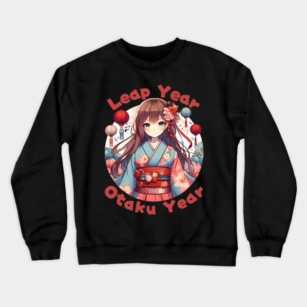 Leap year Anime Crewneck Sweatshirt by Japanese Fever